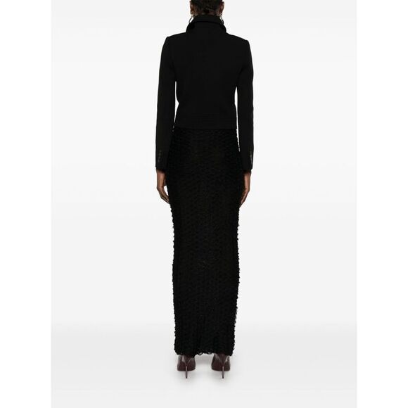 Saint Laurent Women's Wool Blend Cropped Jacket - Picture 5 of 5